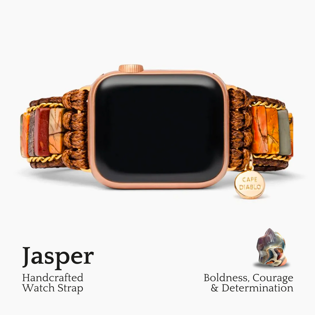 Delicate Picasso Jasper Apple Watch Strap