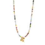 Multicolor Bubble Letter Necklace