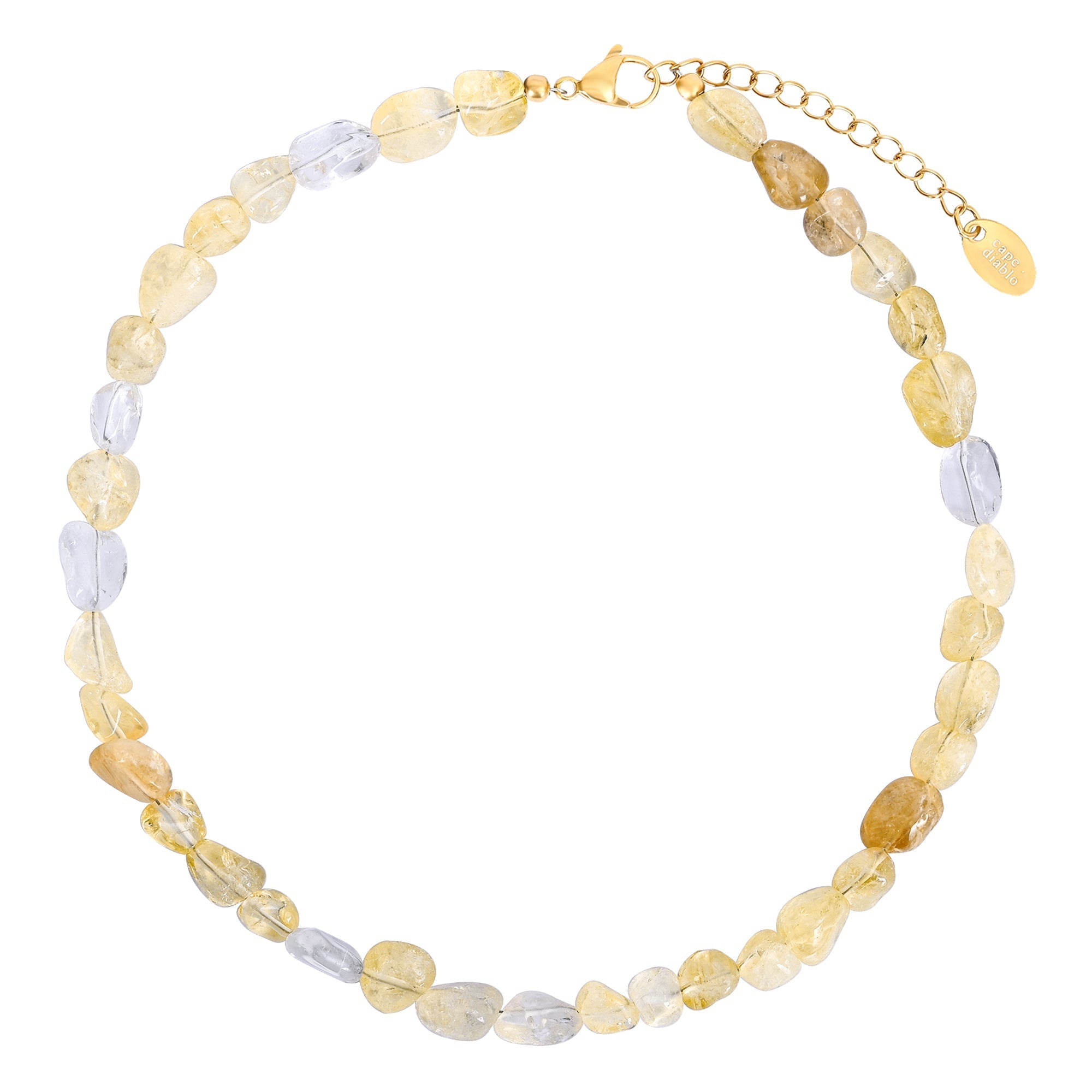 Golden Glow Citrine Necklace
