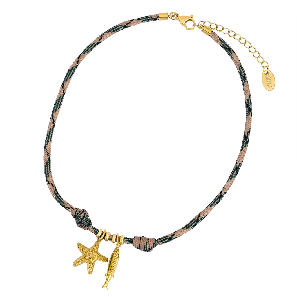 Coastal Starfish Charm Necklace
