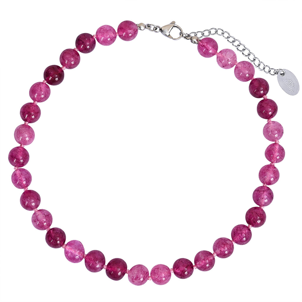 Radiant Rose Quartz Choker Necklace