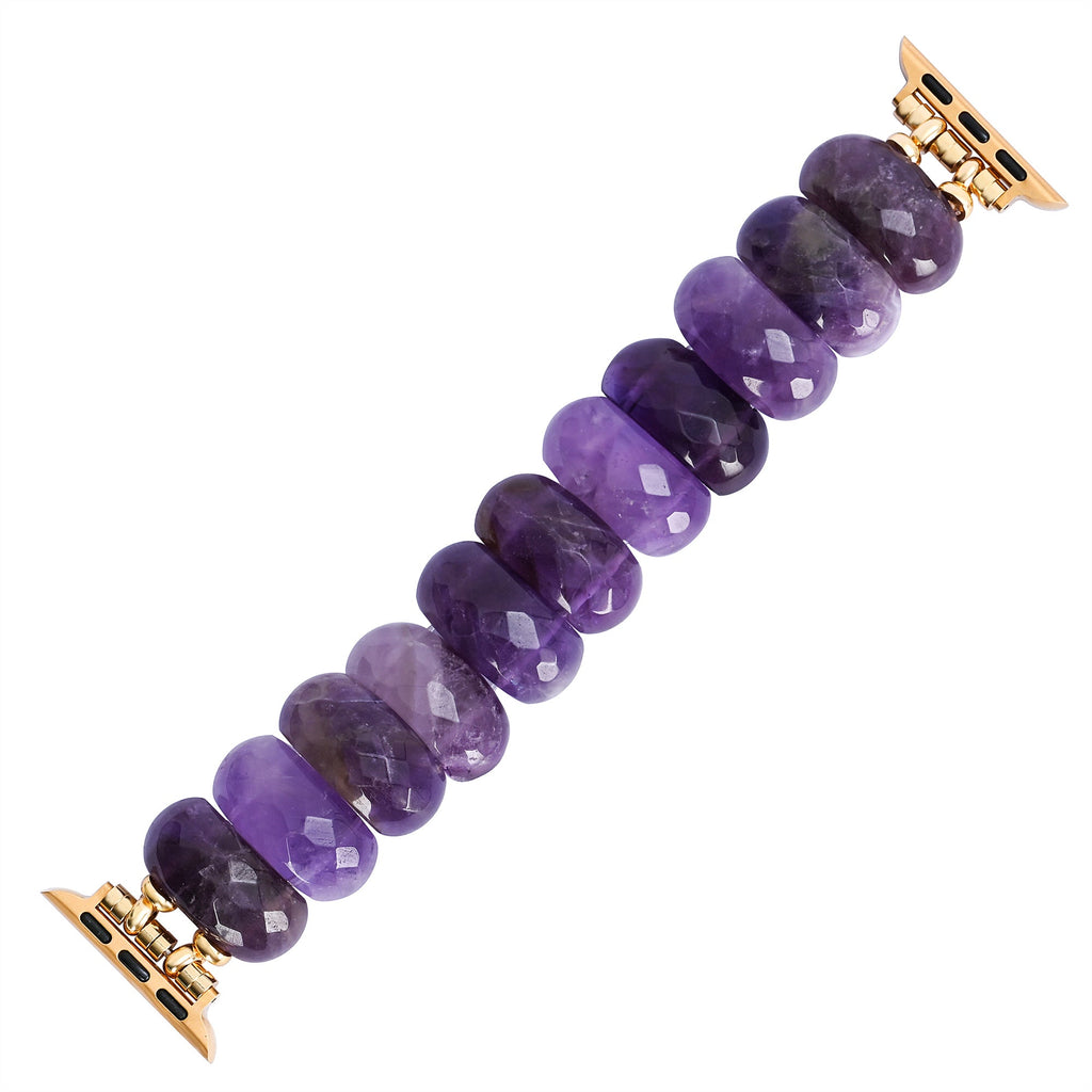 Healing Amethyst Protection Stretch Apple Watch Strap