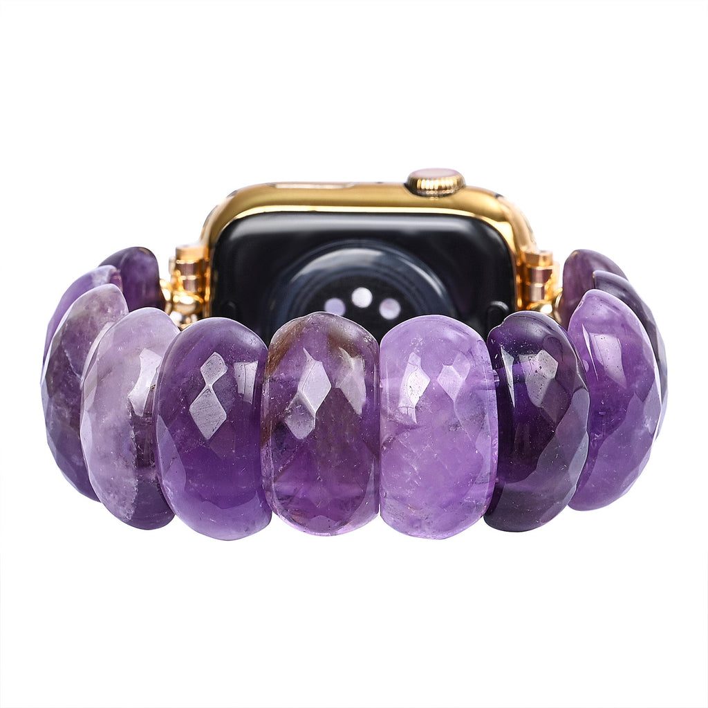 Healing Amethyst Protection Stretch Apple Watch Strap