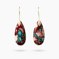 Rustic Lagoon Jasper Dangle Earrings