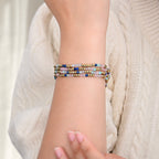 Jewel Lapis Amazonite Bracelet Set