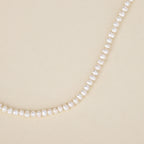 Pearl Bubble Initial Necklace
