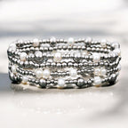 Shimmering Pearl Bracelet Set