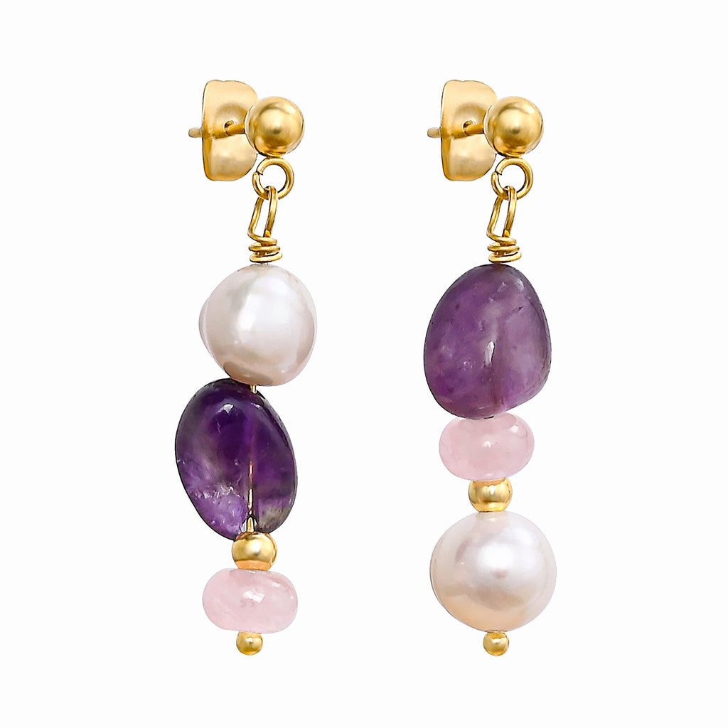 Amethyst Glow Earrings