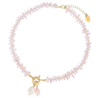 Rose Quartz Charm Necklace