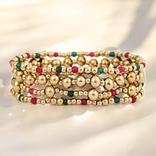 Christmas Gold Magic Bracelet Set