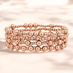 Rose Gold Serenity Bracelet Set