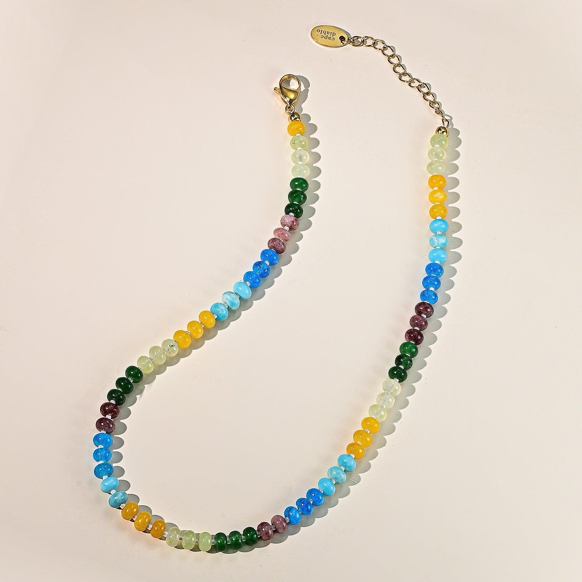 Sunrise Charm Stone Necklace