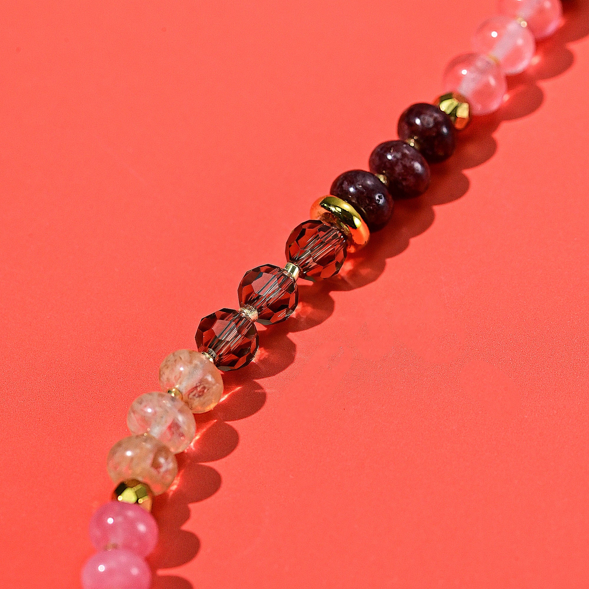 Amber Bloom Stone Necklace