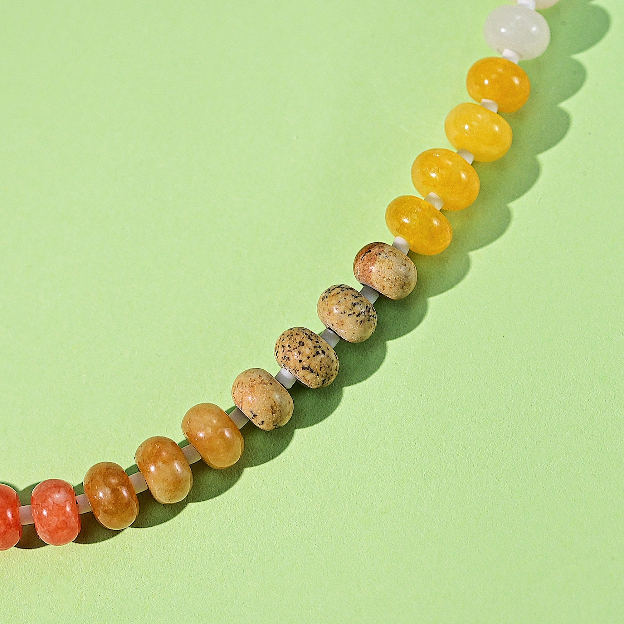 Blush Beam Stone Necklace