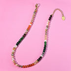 Coral Natural Stone Necklace