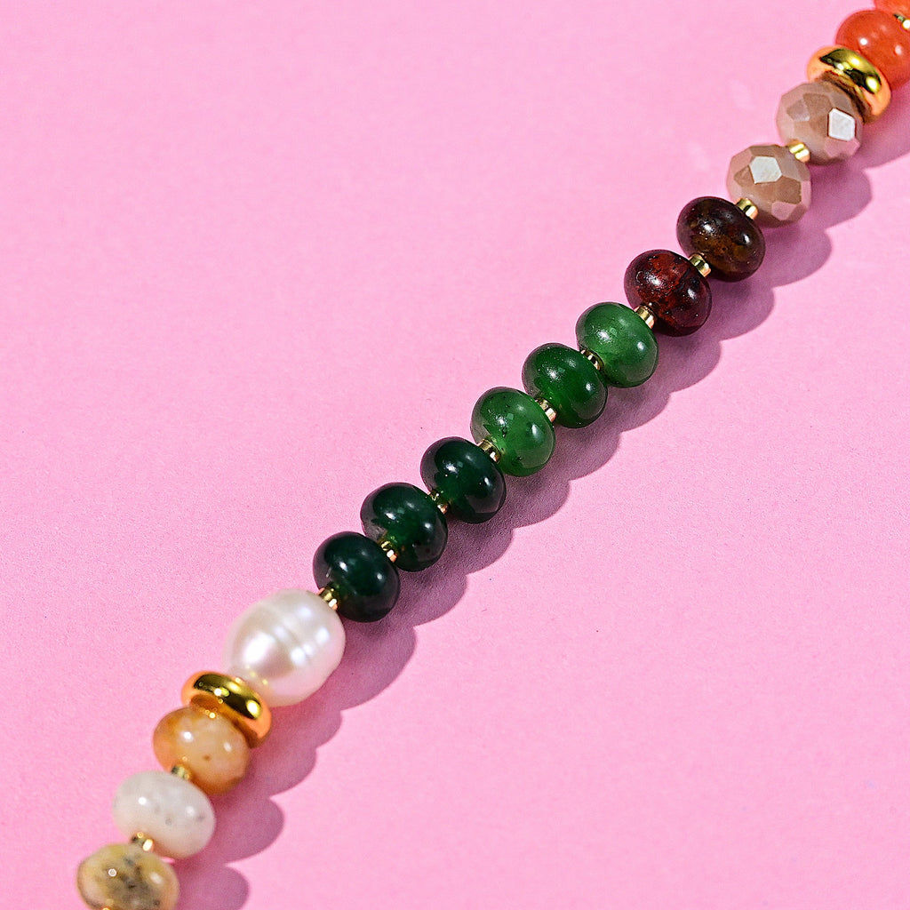Coral Natural Stone Necklace