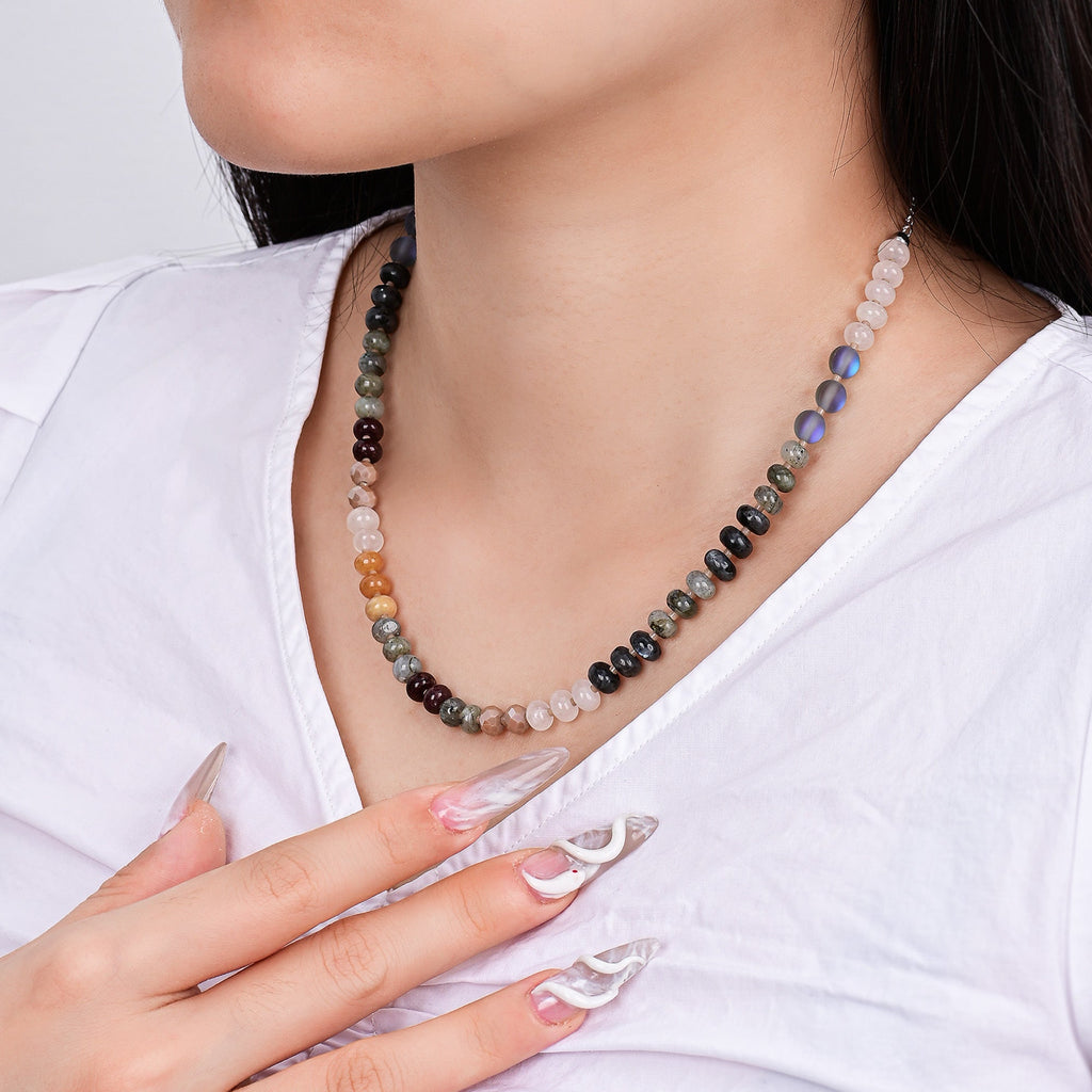 Tropical Earth Stone Necklace