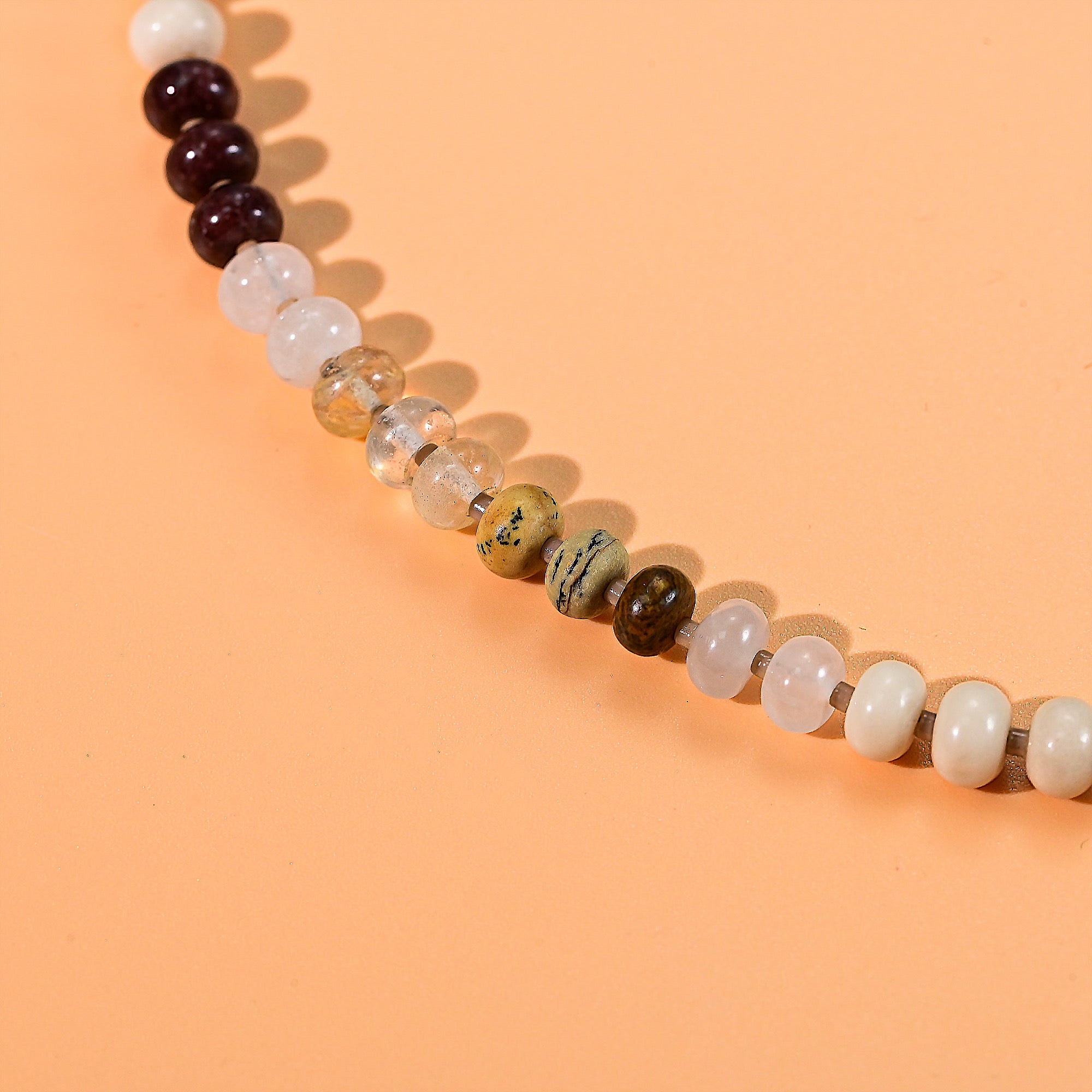 Golden Sand Stone Necklace