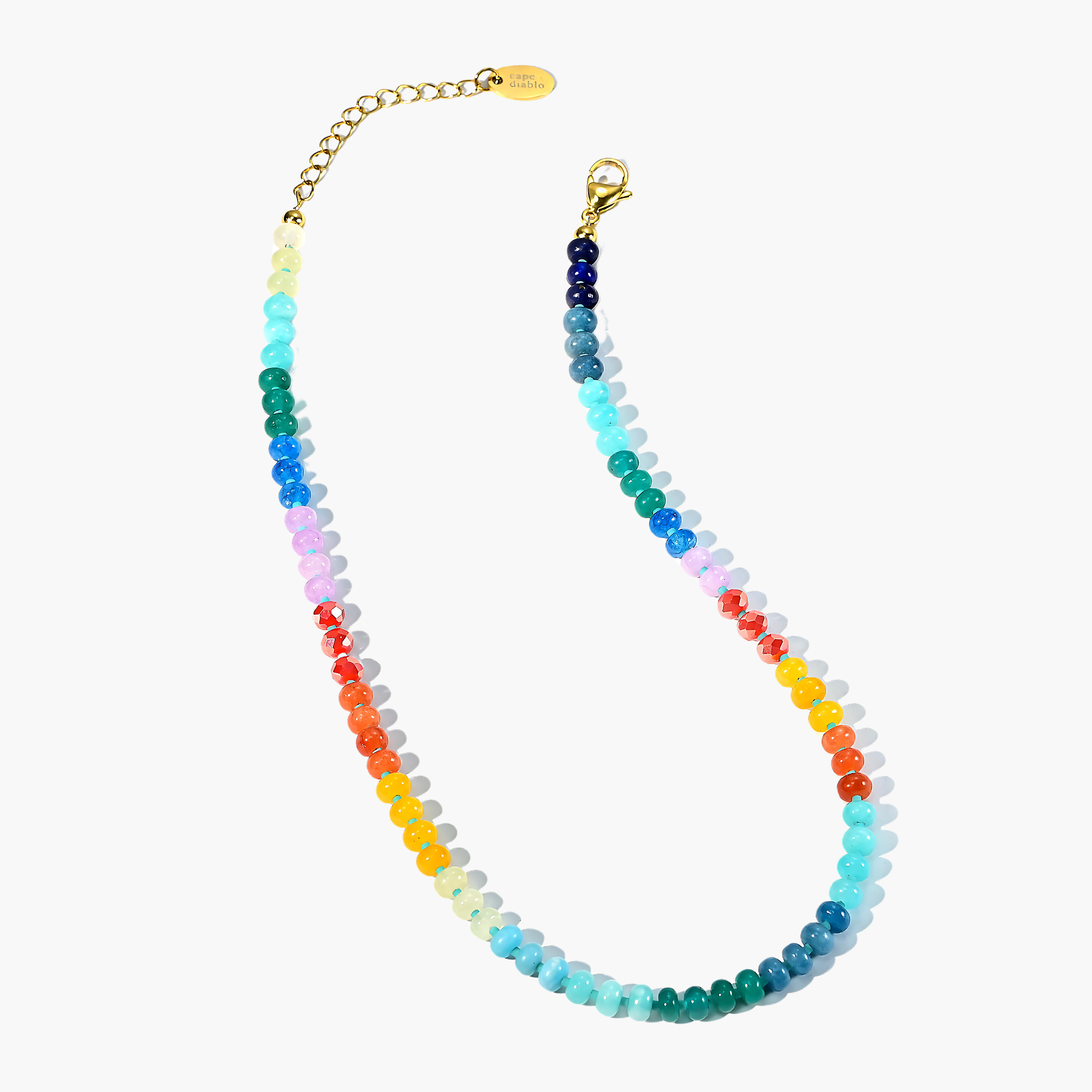 Rainbow Glow Stone Necklace