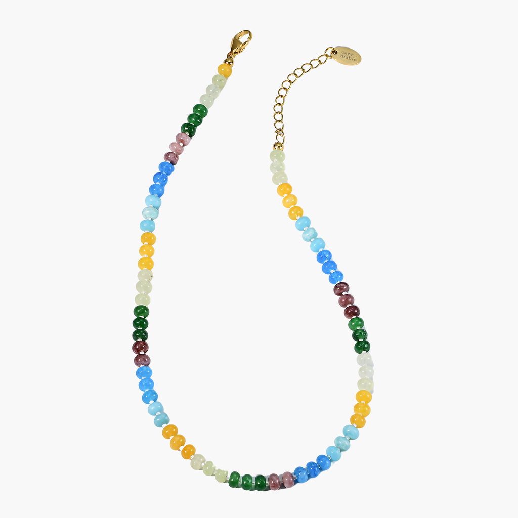 Sunrise Charm Stone Necklace