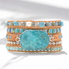 Amazonite Heaven on Earth Wrap Bracelet