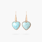Amazonite Love Teardrop Earrings - Luulink