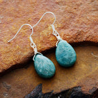 Amazonite Ocean Earrings - Luulink