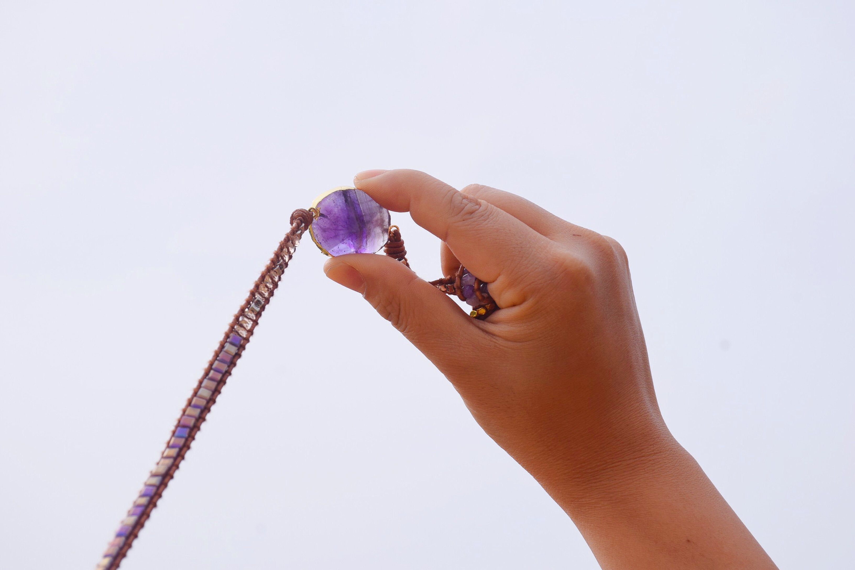 Amethyst Imperial Wrap Bracelet - Luulink