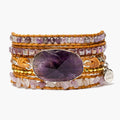 Amethyst Imperial Wrap Bracelet - Luulink