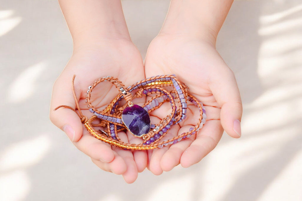 Amethyst Imperial Wrap Bracelet