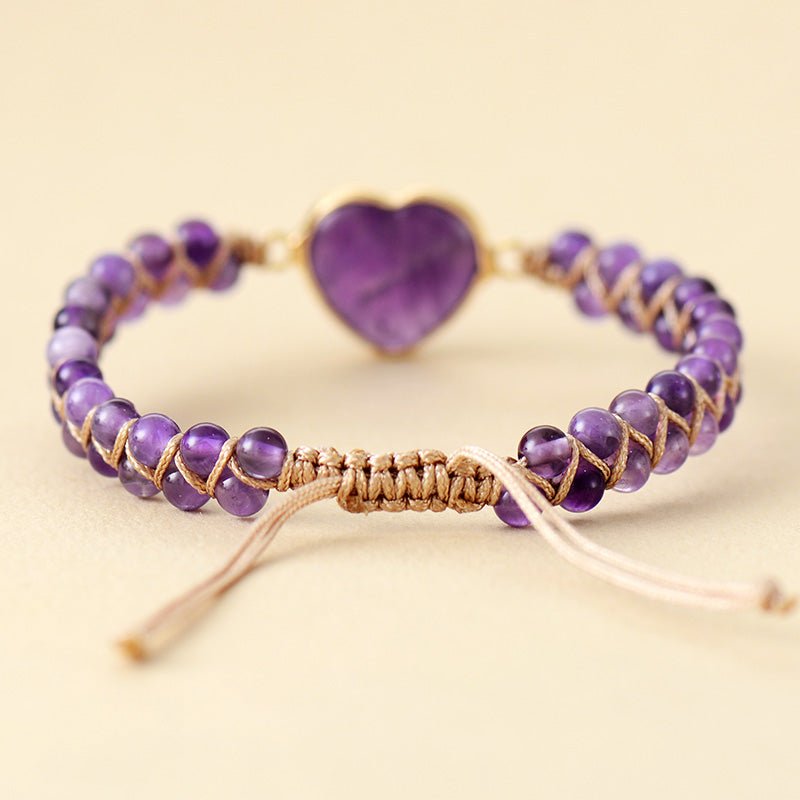 Amethyst Love Bracelet - Luulink
