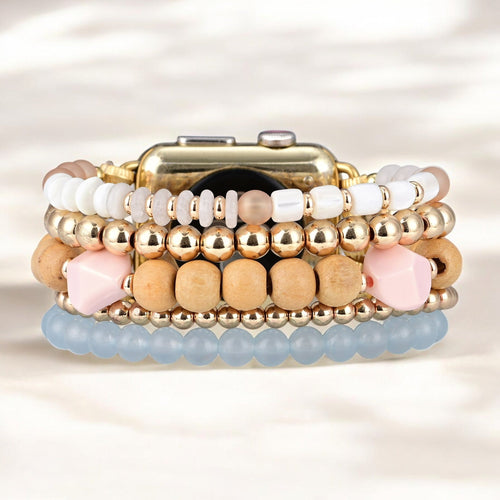 Apricot Mist Stretch Apple Watch Strap