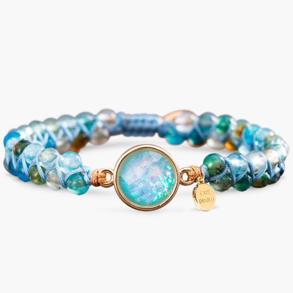 Aqua Pura Opal Protection Bracelet - Luulink