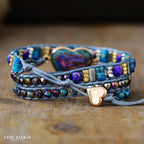 Blue Love Protection Wrap Bracelet - Luulink