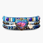 Blue Love Protection Wrap Bracelet - Luulink