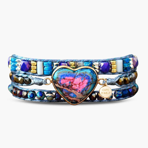 Blue Love Protection Wrap Bracelet - Luulink
