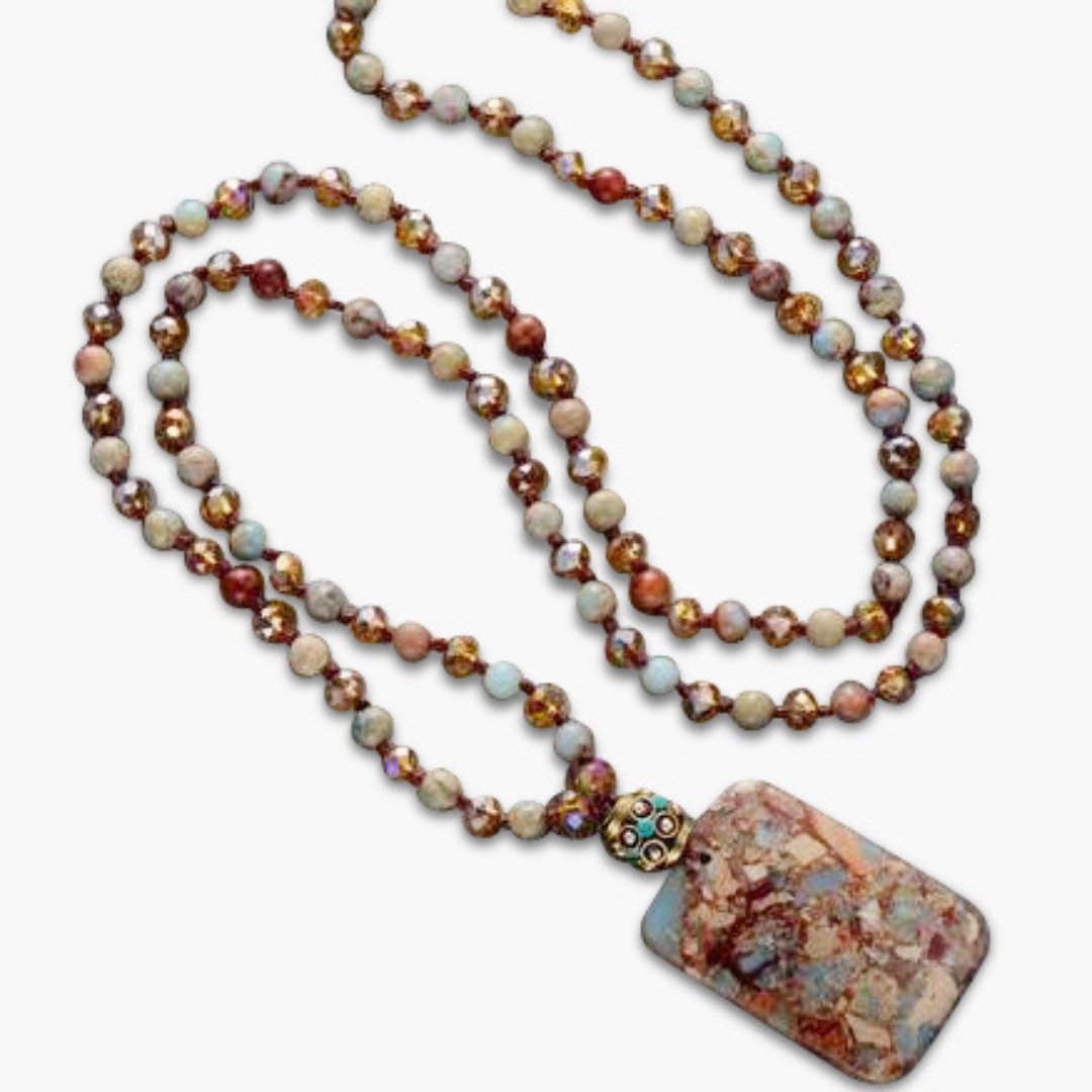 Bohemian Euro Stone Necklace - Luulink