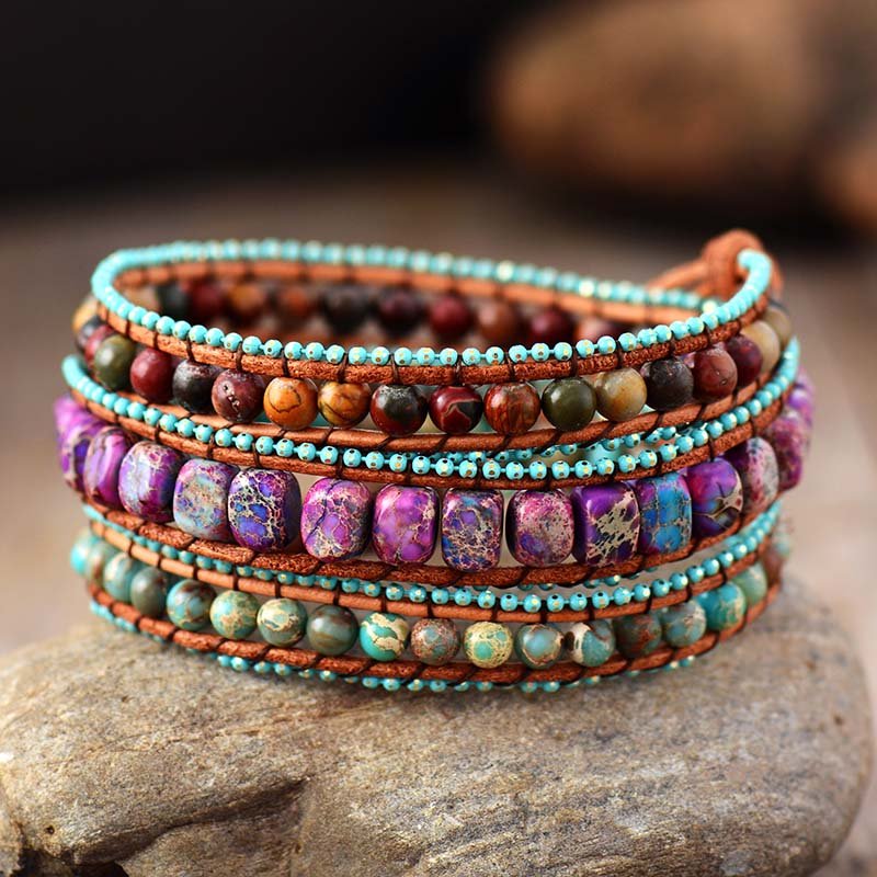 Bohemian Heart Wrap Bracelet - Luulink