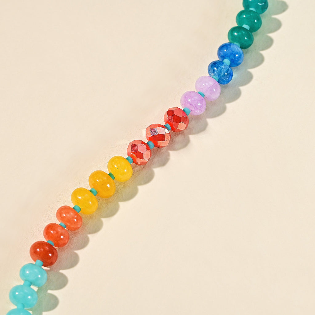 Rainbow Glow Stone Necklace
