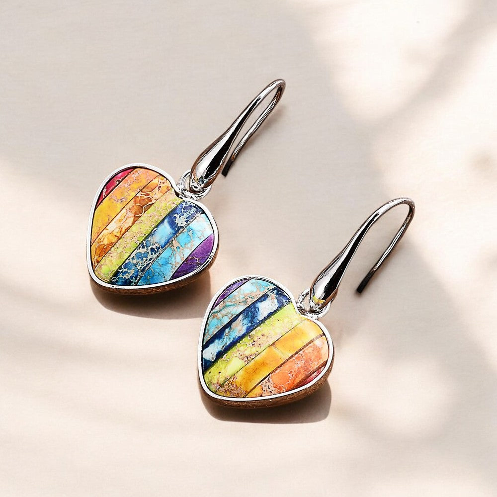 Chakra Heart Energy Earrings