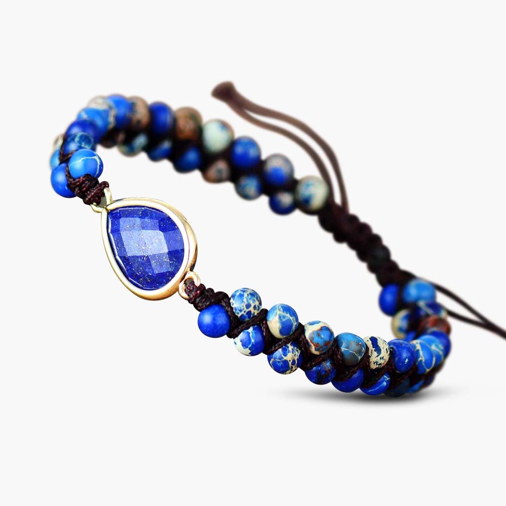 Dainty Lapis Lazuli Energy Bracelet - Luulink