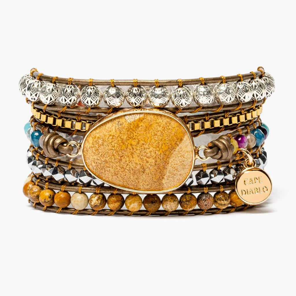 Earth Healing Energy Wrap Bracelet - Luulink