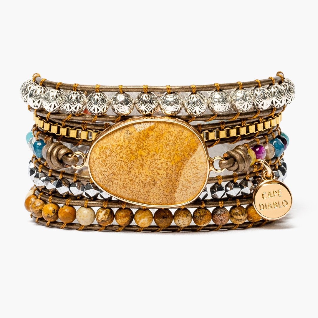 Earth Healing Energy Wrap Bracelet - Luulink