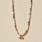 Multicolor Bubble Letter Necklace