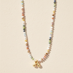 Multicolor Bubble Letter Necklace