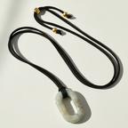 Suede Labradorite Serenity Necklace
