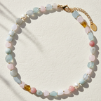 Aqua Rose Serenity Necklace