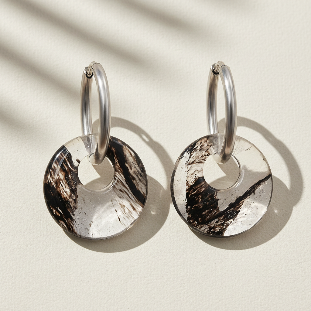 Eclipse Quartz Earrings