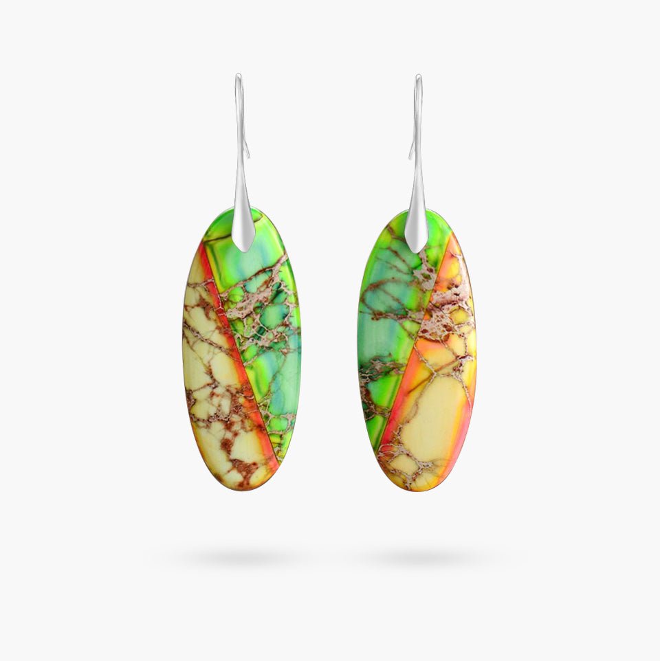 Elemental Jasper Earrings - Luulink