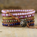 Enchanting Amethyst Wrap Bracelet - Luulink